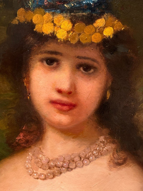 Ritratto di giovane donna orientale, 1880 circa.