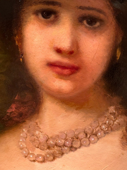 Ritratto di giovane donna orientale, 1880 circa.