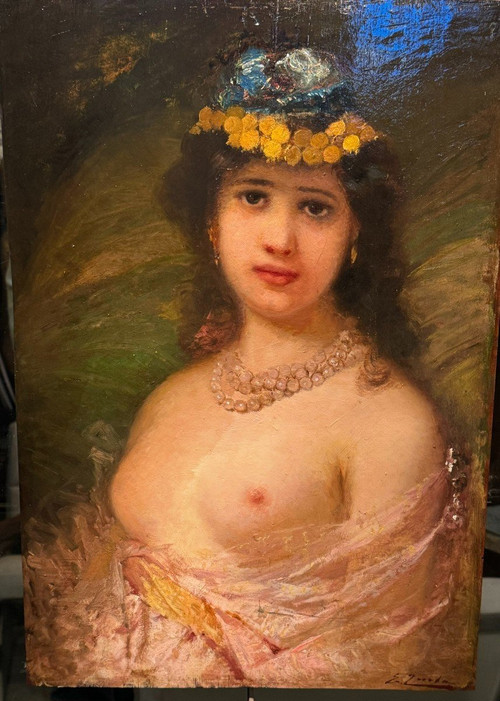 Ritratto di giovane donna orientale, 1880 circa.