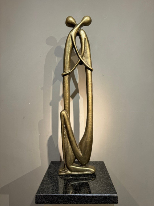 "Accoppiamento", Bronzo, 1950 circa