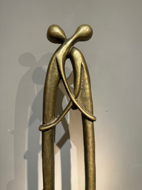 "Accoppiamento", Bronzo, 1950 circa