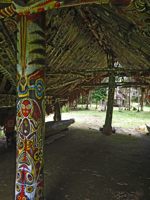 Piccola corteccia dipinta, arte oceaniana, arti primitive, arte tribale, dipinti, Papua Nuova Guinea