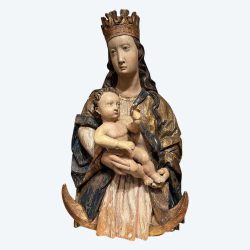 Madonna col Bambino su una falce di luna, Tirolo Fine XV-inizi XVI sec.