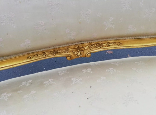 Ancienne Banquette Style Louis XV 19 Ème Siècle