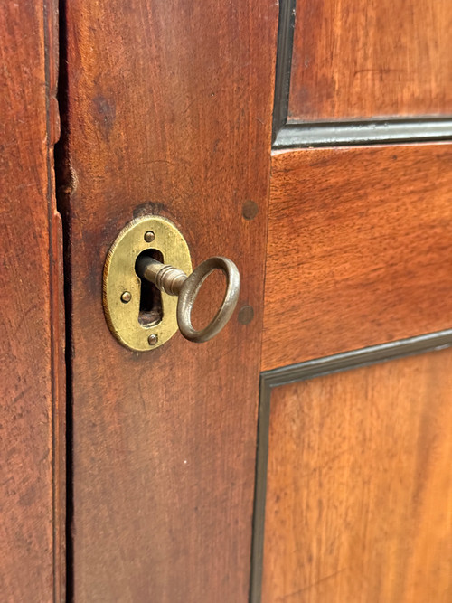 Nicolas Petit, Louis XVI Period Mahogany Armoire Stamped Circa 1780