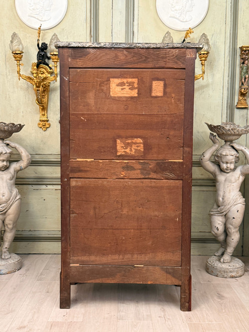 Nicolas Petit, Louis XVI Period Mahogany Armoire Stamped Circa 1780