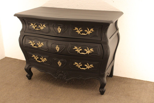 Commode Louis XV noire