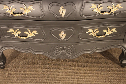 Commode Louis XV noire