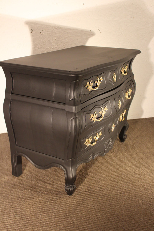 Commode Louis XV noire