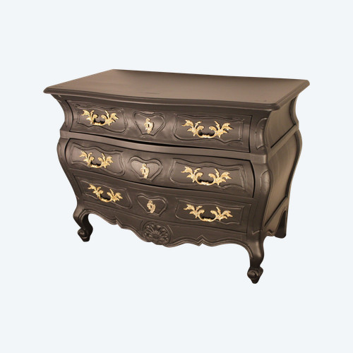 Commode Louis XV noire