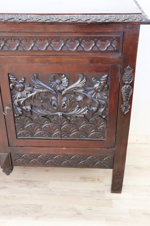 early 20th century beech sideboard 