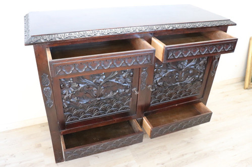 early 20th century beech sideboard 