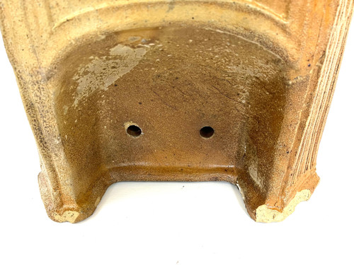 Fontana in terracotta, XIX secolo – Decoro floreale e Coppa Medicea