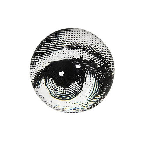 1970s Piero Fornasetti Astonishing Crystal Paperweight Sphere. Made in Italy