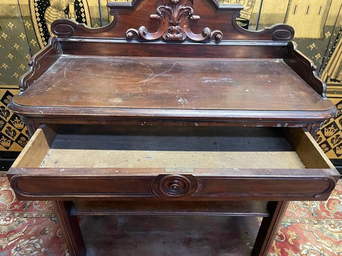 Consolle - Carrello in mogano, epoca Napoleone III