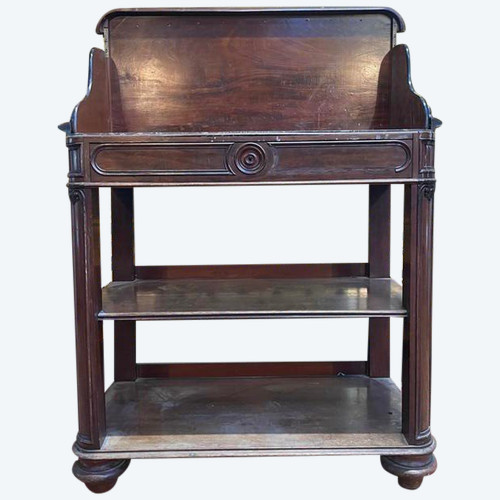 Consolle - Carrello in mogano, epoca Napoleone III