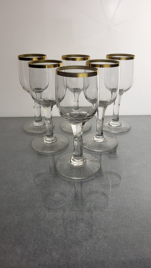 12 crystal wine glasses