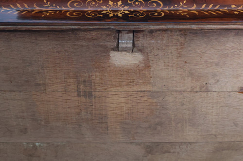 Rosewood and lemonwood chest of drawers, Charles X period