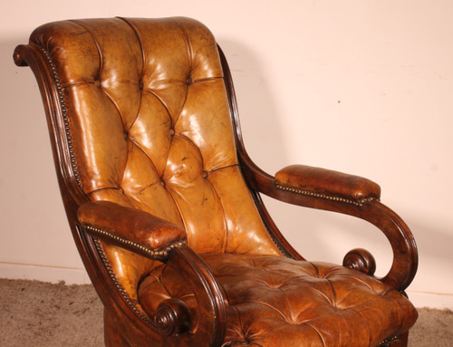 Fauteuil Chesterfield - 19° Siècle