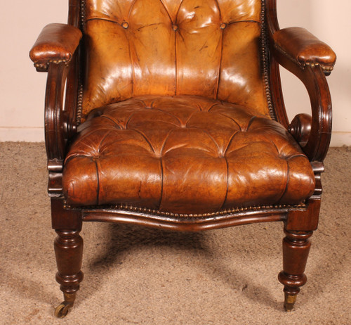 Fauteuil Chesterfield - 19° Siècle