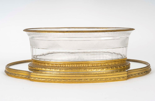 A beautiful crystal and gilt bronze centrepiece, circa 1880