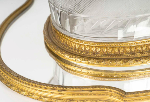 A beautiful crystal and gilt bronze centrepiece, circa 1880