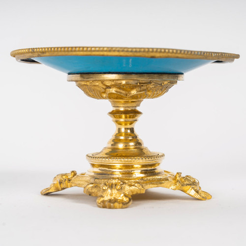 A beautiful Miniature enamel footed cup, circa 1880