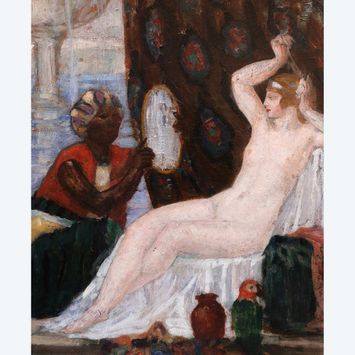 Jean André CAVERNE, The Odalisque and the Servant