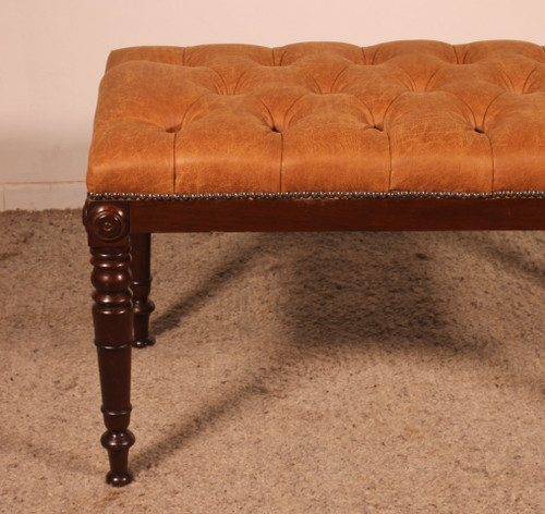 19th Century Mahogany Bench