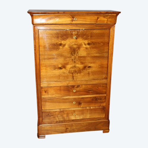 Louis Philippe Secretary in Walnut 19th Century