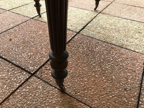 Small 19th century mahogany games table from the Restoration period