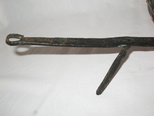 18th Century Tinned Copper and Wrought Iron Drip Pan