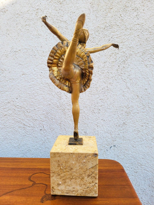 H Fournier, Ballerina, Art Déco, XX secolo