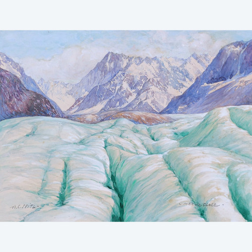 Antoine Charles SEITL, La Mer de Glace