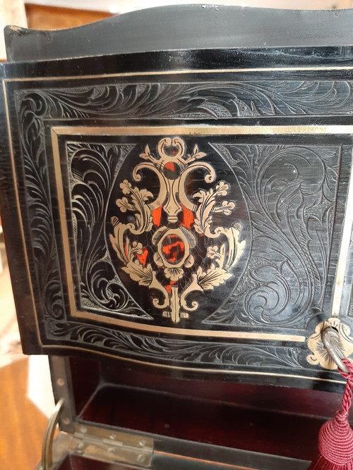 Cave à Liqueur Napoléon III - Box Marquetry XIX Century