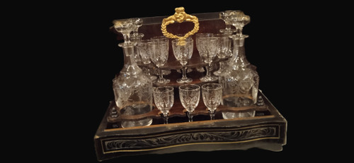 Cave à Liqueur Napoléon III - Box Marquetry XIX Century