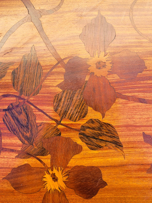 Majorelle, tavolo da tè Clematis, Art Nouveau, fine XIX/inizio XX secolo