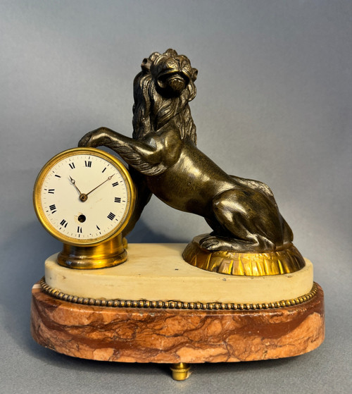 Neoclassical Medici Lion clock - late 18th century