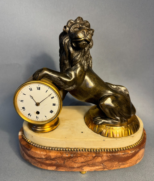 Neoclassical Medici Lion clock - late 18th century