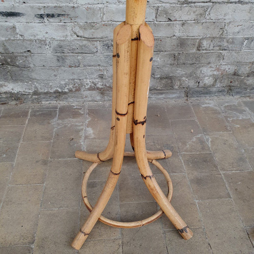 Pair of bamboo coat racks