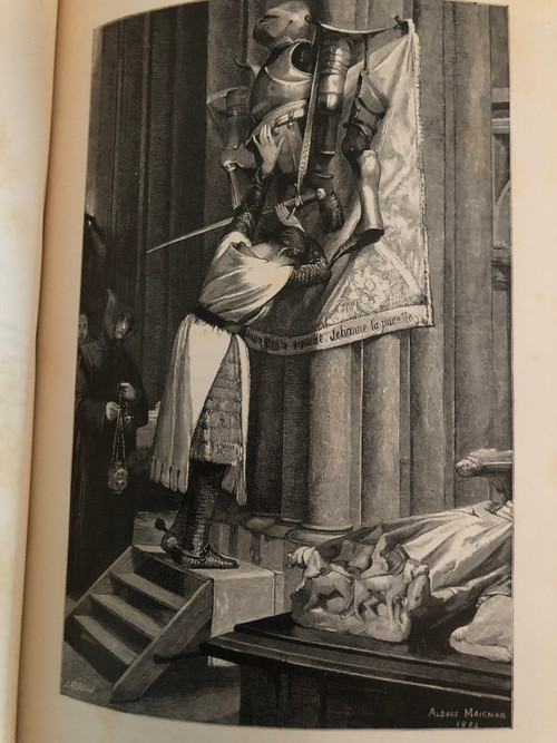 Joan of Arc by Maruis Sepet First edition Alfred Mame Tours 1885