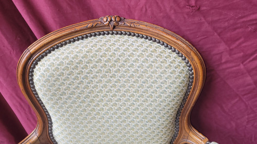 Paire de fauteuils Louis XV 