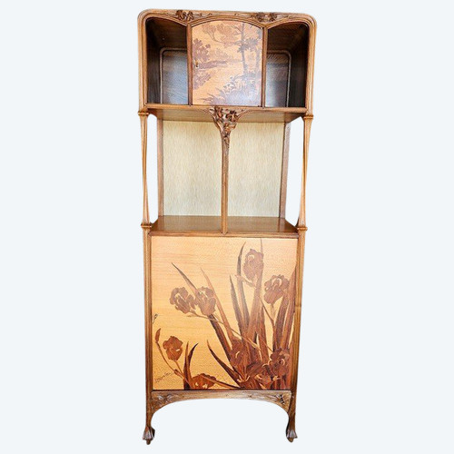 Louis Majorelle Cabinet Art Nouveau "Chèvrefeuille"