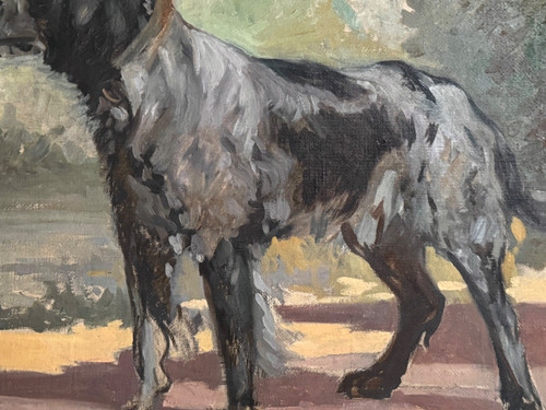 Pittura di cane, ritratto di cane