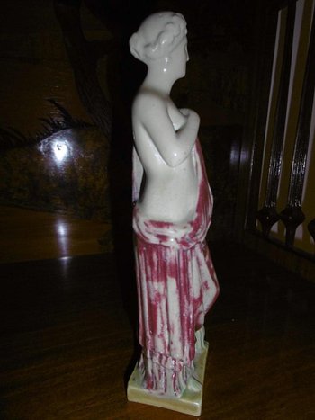 Mougin Stoneware Art Nouveau Statuetta