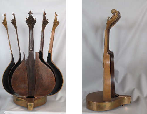 ARMAN 1928/2005, Bronze, Mandoline découpée