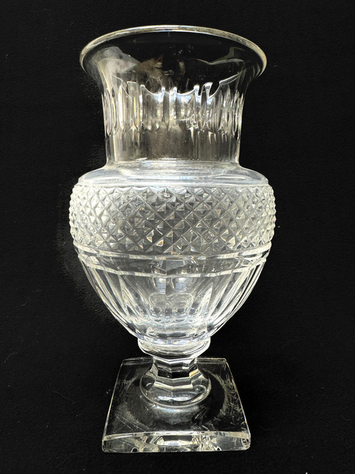 Baccarat - Medici Shape Crystal Vase, Laeticia Model. 