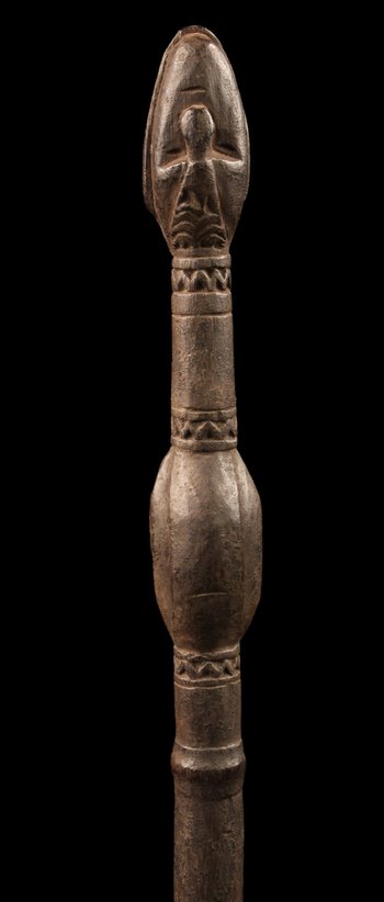 Fragment eines Paddels, Sepik-Fluss, Papua-Neuguinea, Ozeanische Kunst, Ozeanien