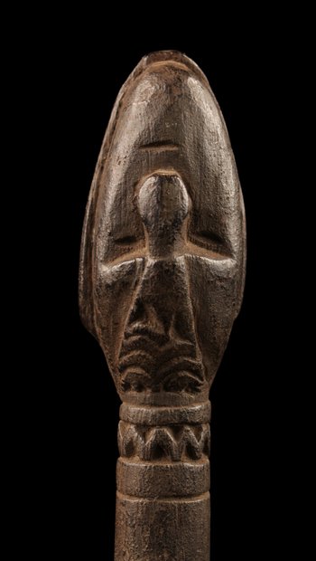 Fragment eines Paddels, Sepik-Fluss, Papua-Neuguinea, Ozeanische Kunst, Ozeanien