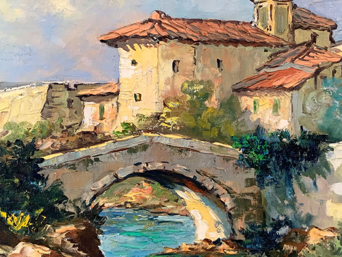 Provence, signed: Barthélémy FRANCO, circa 1950/60, French School